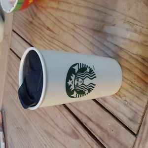 12 to oz Starbucks ceramic travel mug